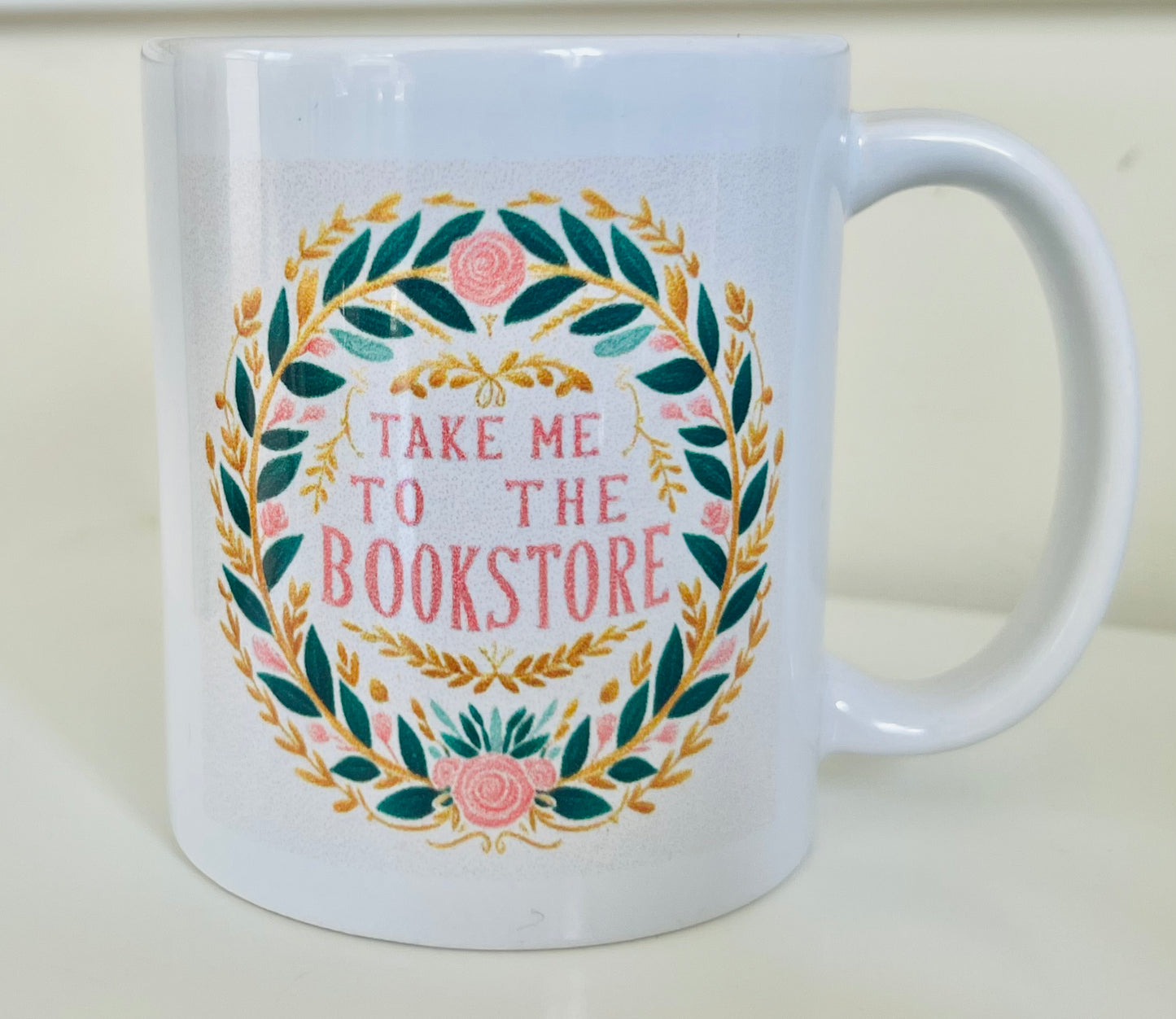 Book Mug, Take me to the bookstore