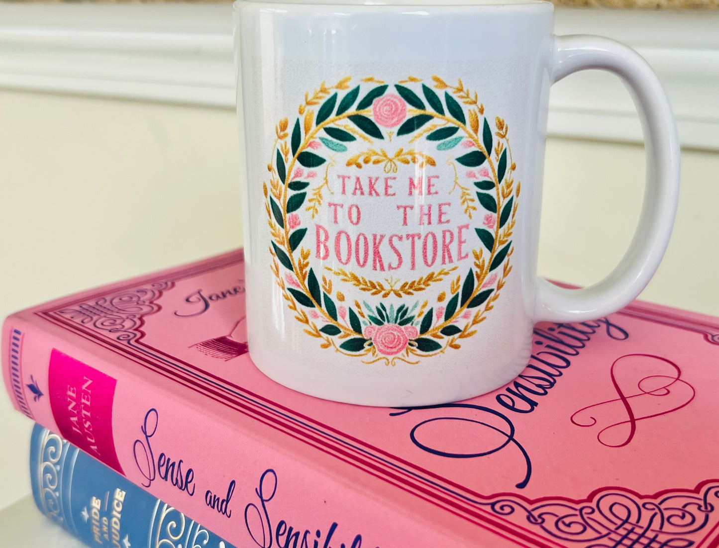 Book Mug, Take me to the bookstore