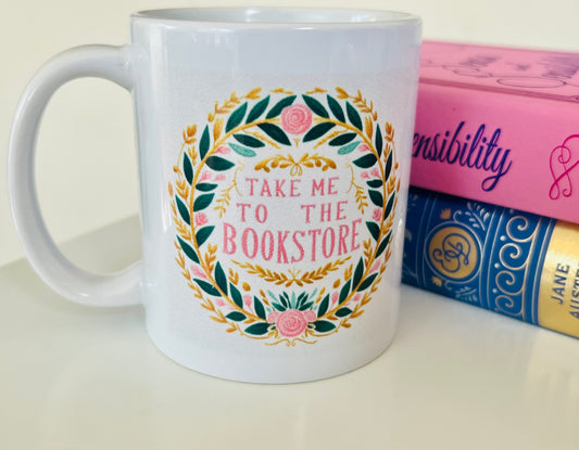 Book Mug, Take me to the bookstore